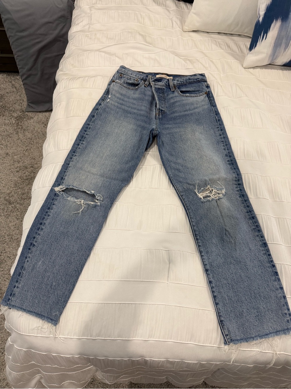 Women’s LEVIS Wedge Straight Ankle Denim Jeans